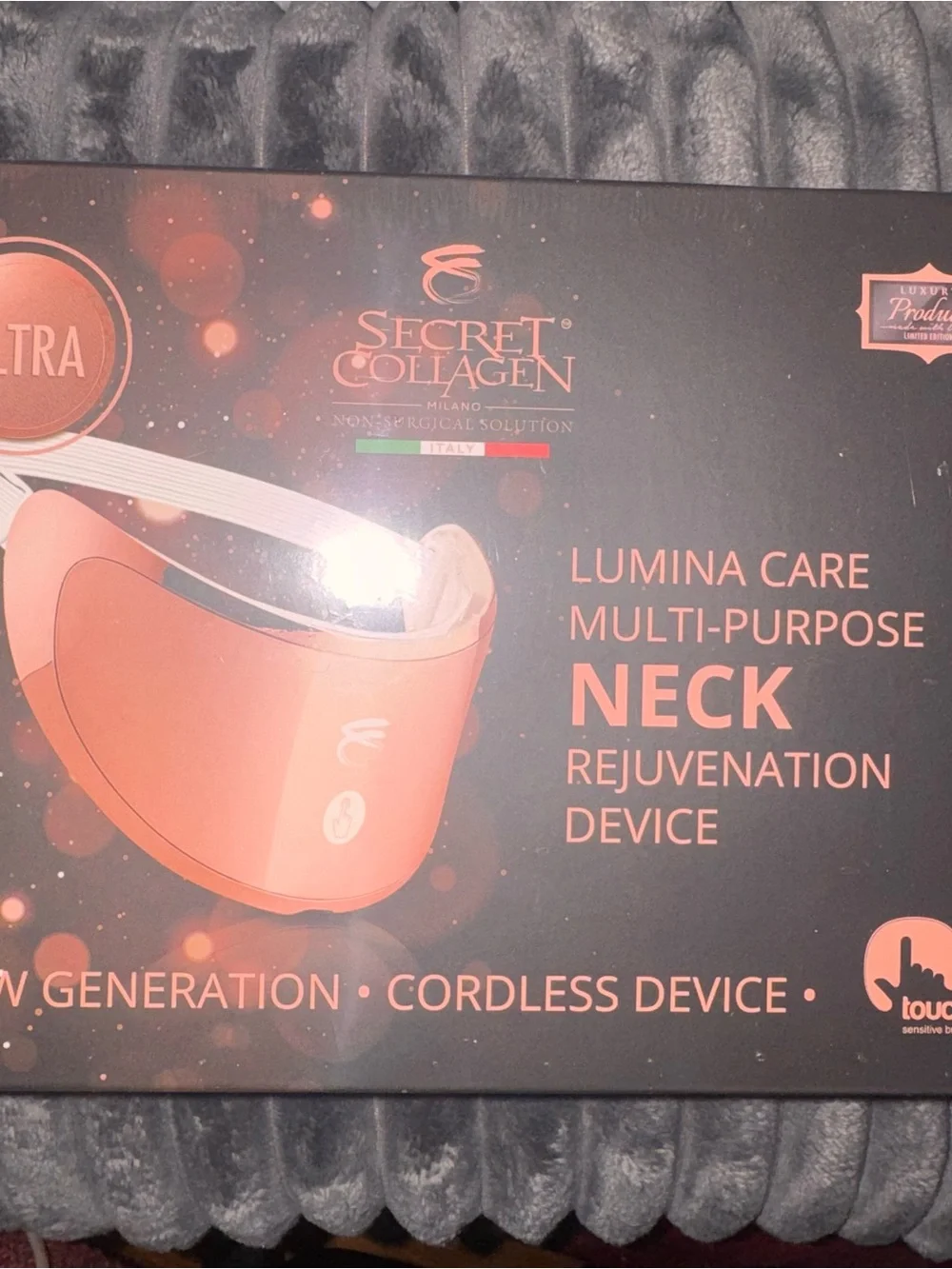 Secret Collagen Lumina Care Multi-Purpose Neck Rejuvenation Device (ULTRA)- NIB